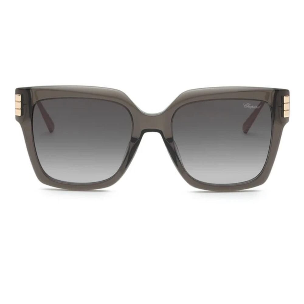 New! Chopard SCH353M 0840 Grey Ice Cube Women Sunglasses, Authentic - Picture 3 of 9